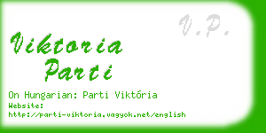 viktoria parti business card