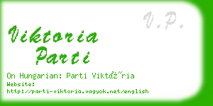 viktoria parti business card